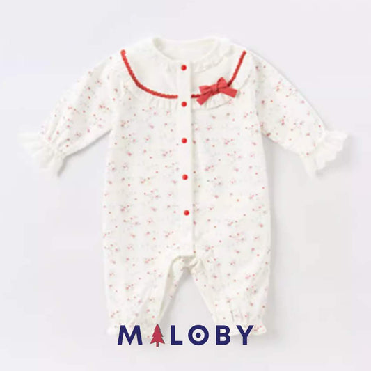 Dors bien imprimé fleuri - Bébé fille -robes et ensembles pour filles, bébés et garcons - MALOBY