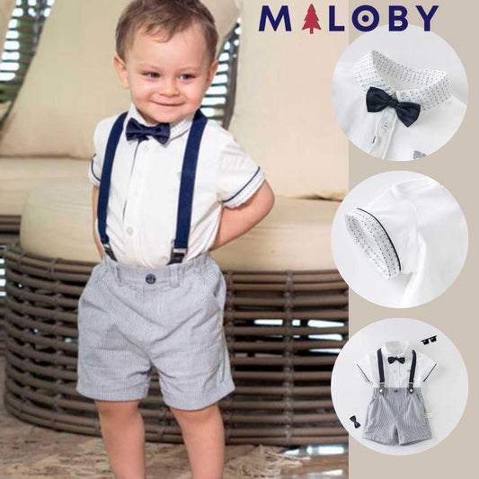 Ensemble Garçon à 4 pièces -robes et ensembles pour filles, bébés et garcons - MALOBY