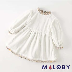 Ensemble Robe et Gilet pour hiver- Fille -robes et ensembles pour filles, bébés et garcons - MALOBY