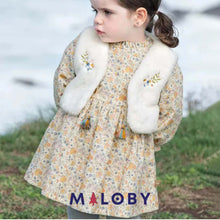 Charger l&#39;image dans la galerie, Ensemble Robe et Gilet pour hiver- Fille -robes et ensembles pour filles, bébés et garcons - MALOBY
