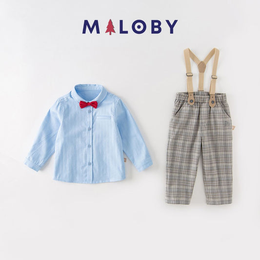 Ensemble cérémonie 4 Pièces-Garçon -robes et ensembles pour filles, bébés et garcons - MALOBY