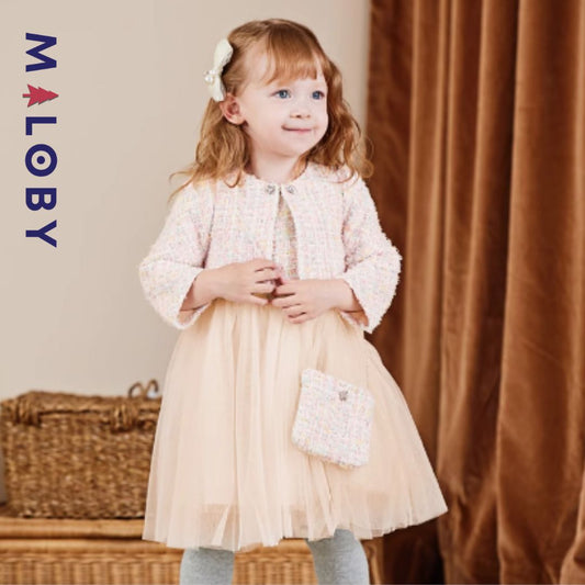 Ensemble fête Robe+veste+sac -Fille -robes et ensembles pour filles, bébés et garcons - MALOBY