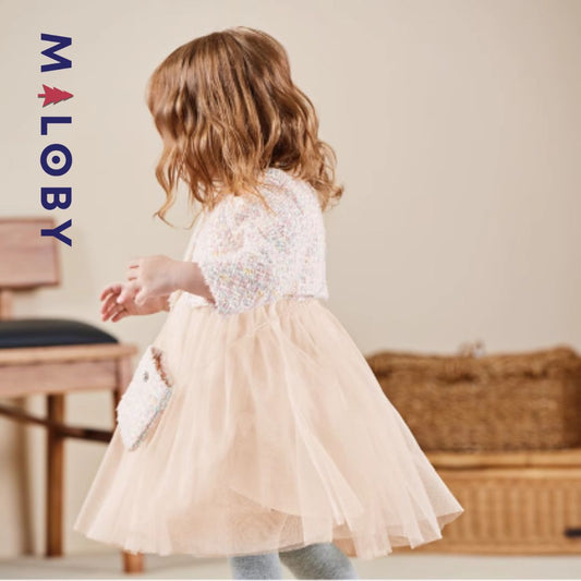 Ensemble fête Robe+veste+sac -Fille -robes et ensembles pour filles, bébés et garcons - MALOBY