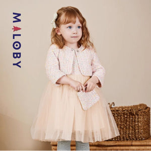 Ensemble fête Robe+veste+sac -Fille -robes et ensembles pour filles, bébés et garcons - MALOBY