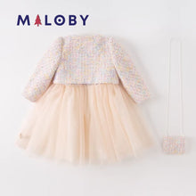 Charger l&#39;image dans la galerie, Ensemble fête Robe+veste+sac -Fille -robes et ensembles pour filles, bébés et garcons - MALOBY
