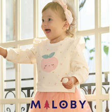 Charger l&#39;image dans la galerie, Robe bi-matière à détails fantaisie - Fille -robes et ensembles pour filles, bébés et garcons - MALOBY
