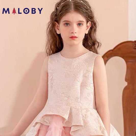 Robe de cérémonie - Rose -robes et ensembles pour filles, bébés et garcons - MALOBY