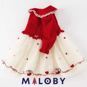 Robe de cérémonie Peppa Pig - Fille -robes et ensembles pour filles, bébés et garcons - MALOBY