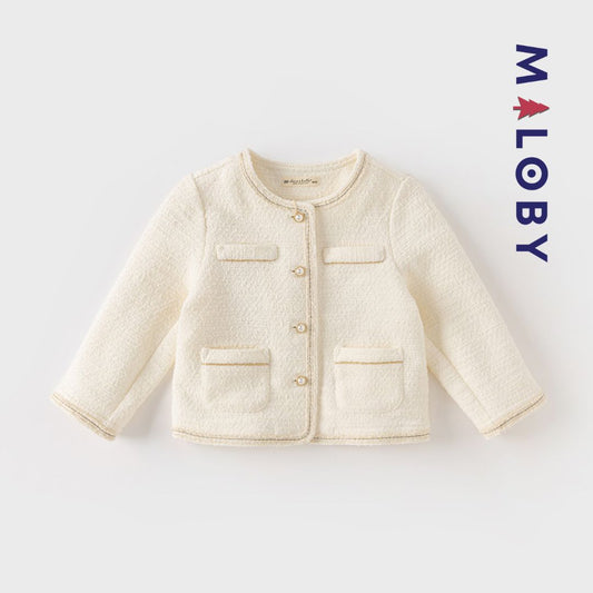 Veste courte enfant Fille- Beige -robes et ensembles pour filles, bébés et garcons - MALOBY