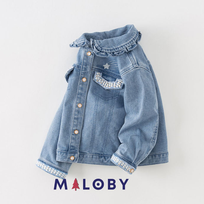 Veste en Jean enfant Fille -robes et ensembles pour filles, bébés et garcons - MALOBY