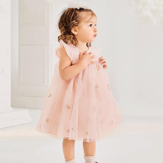 Ensemble Robe+sac enfant fille- Rose -robes et ensembles pour filles, bébés et garcons - MALOBY