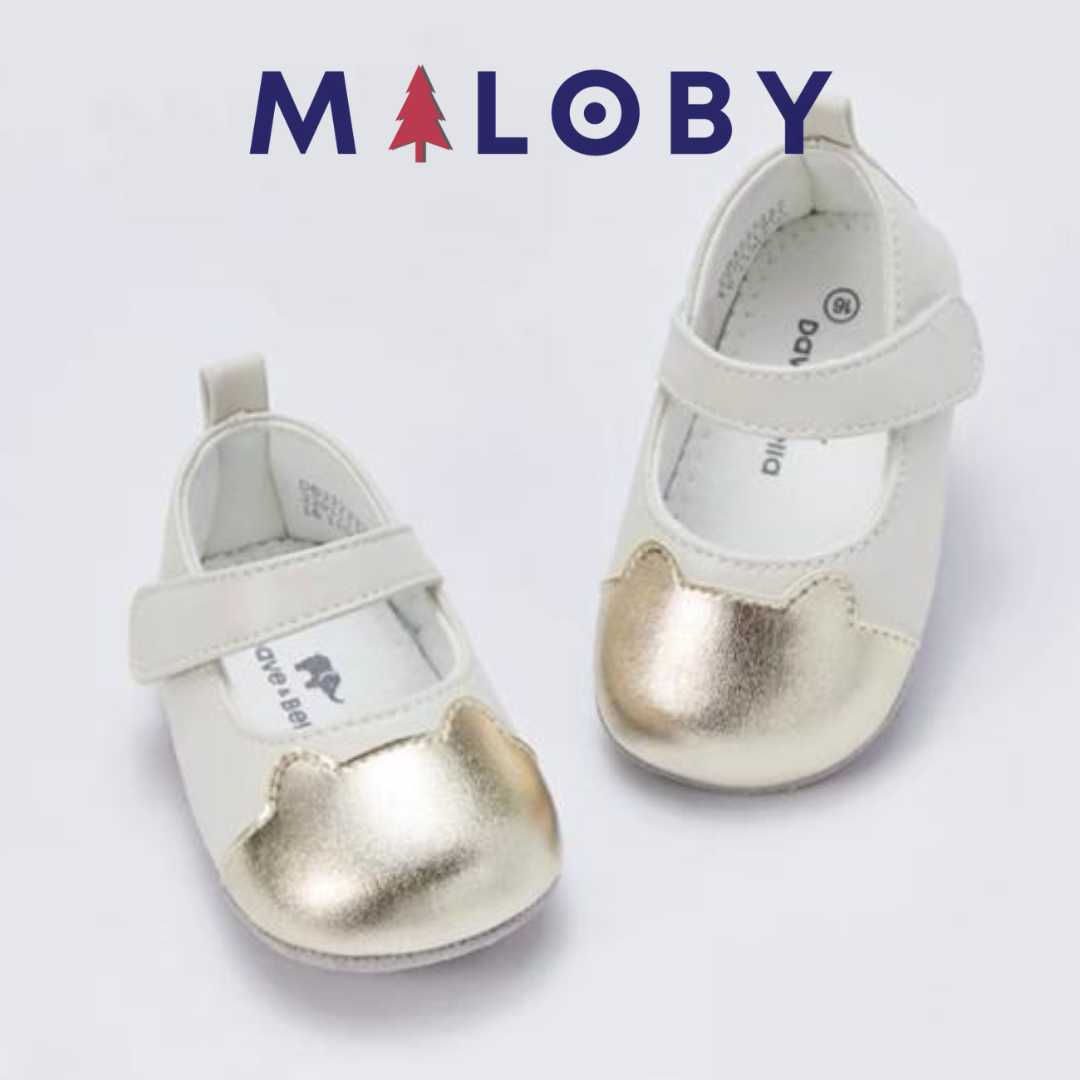 Ballerines Cérémonie premiers pas- Fille -robes et ensembles pour filles, bébés et garcons - MALOBY