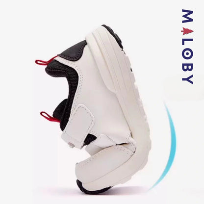 Baskets Basses scratchées pour garçon - Chaussures confortables et stylées pour enfants