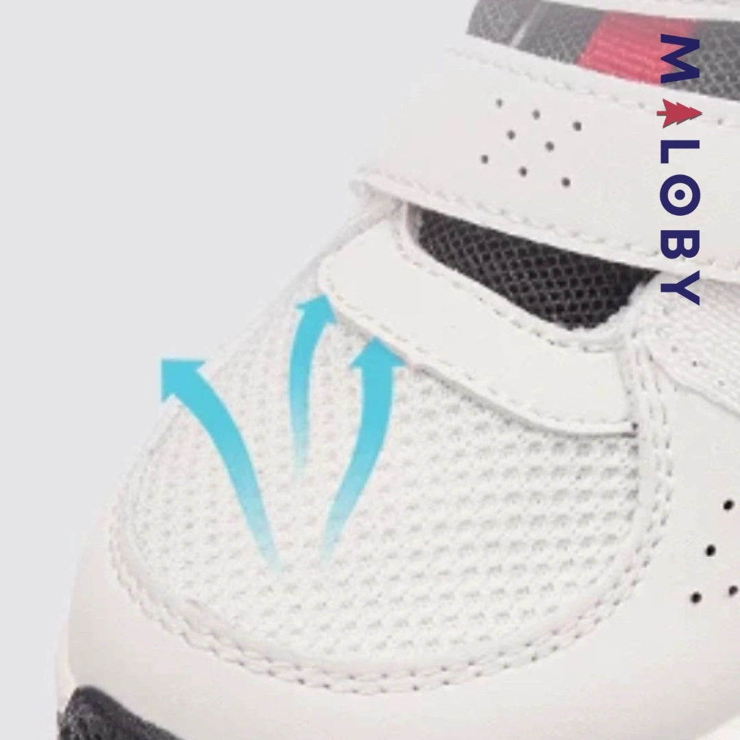 Baskets Basses scratchées pour garçon - Chaussures confortables et stylées pour enfants
