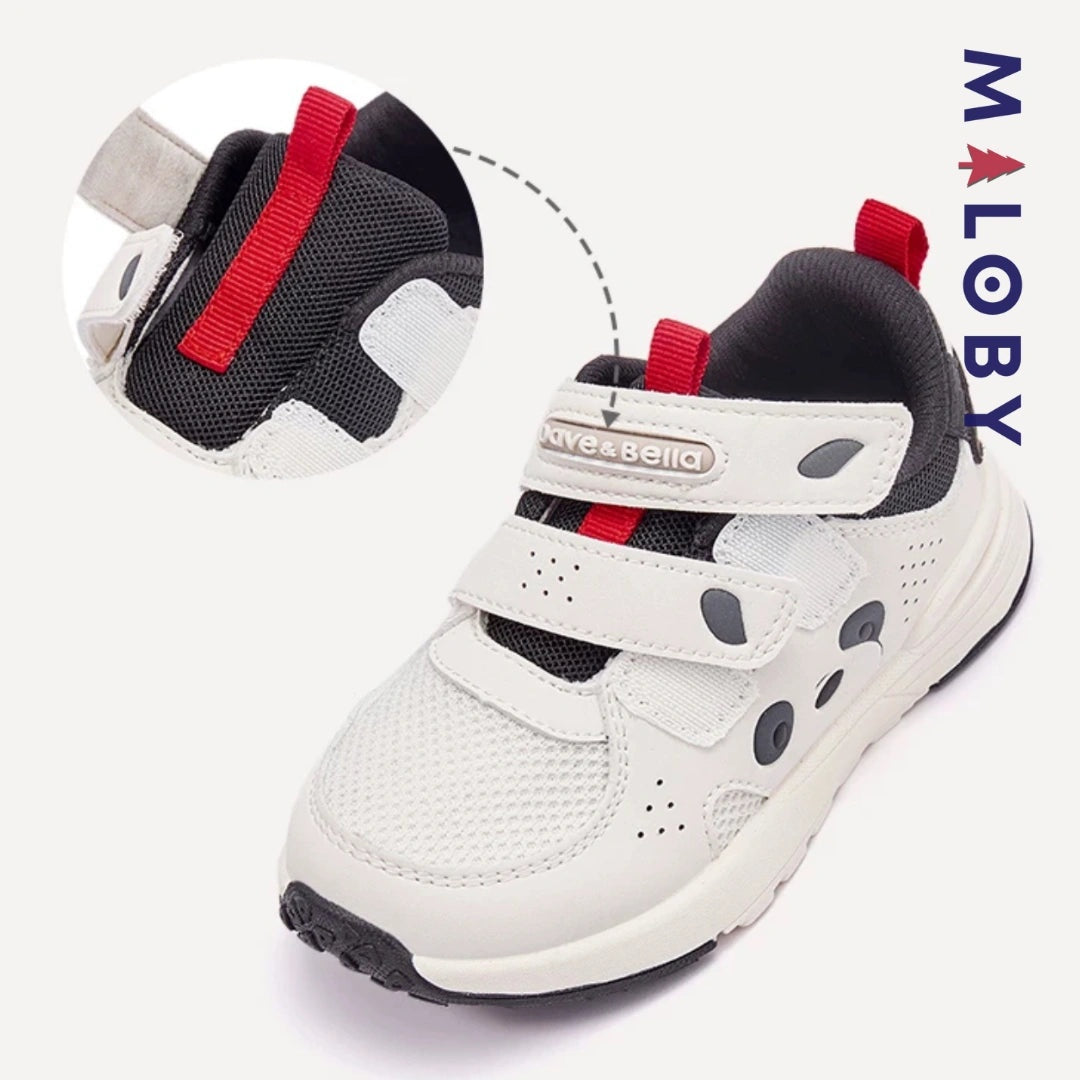 Baskets Basses scratchées pour garçon - Chaussures confortables et stylées pour enfants