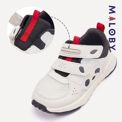Baskets Basses scratchées pour garçon - Chaussures confortables et stylées pour enfants
