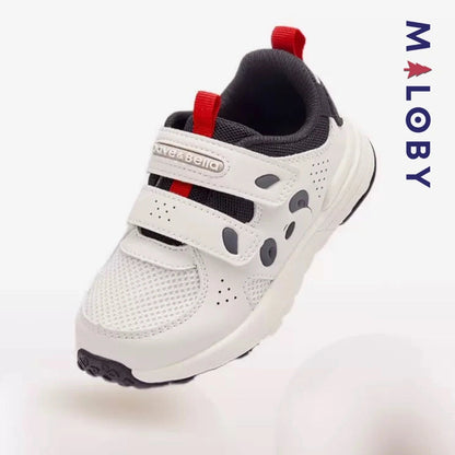 Baskets Basses scratchées pour garçon - Chaussures confortables et stylées pour enfants