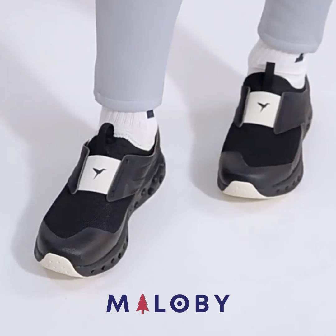 Baskets sport semelle épaisse enfant garçon noir pour un look tendance