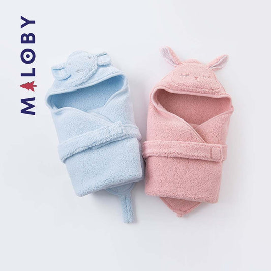 Cape de bain bébé douce et absorbante pour le confort de votre enfant après le bain.