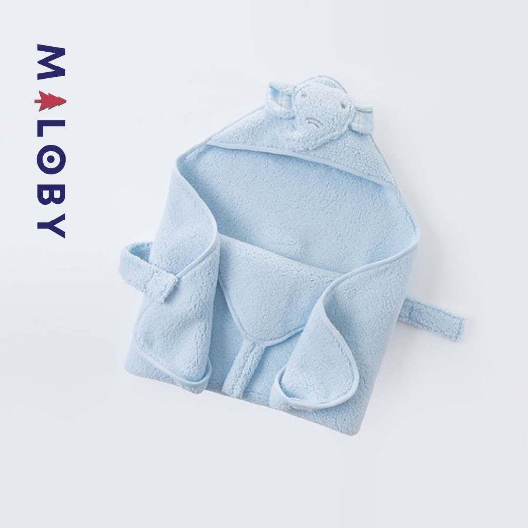 Cape de bain bébé douce et absorbante pour le confort de votre enfant après le bain.