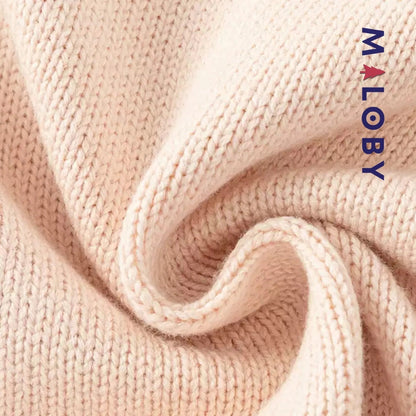 Cardigan brodé rose pâle pour fille, parfait pour les occasions spéciales et le quotidien.