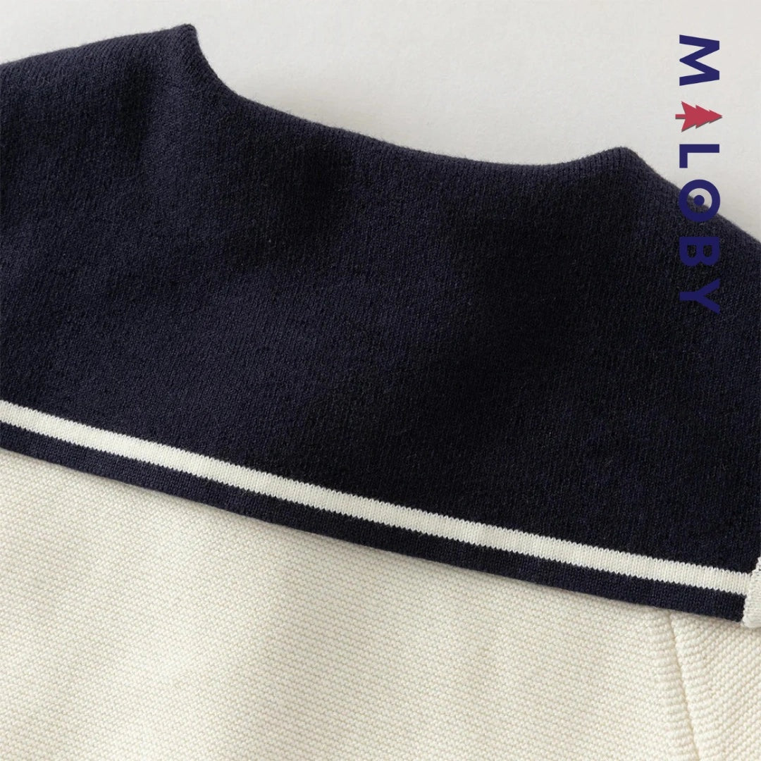 Cardigan en pur coton beige pour enfant fille, idéal pour les vêtements enfants au Maroc