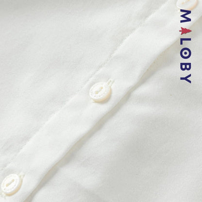 Chemise à nœud blanche pour fille, parfaite pour les occasions spéciales et les anniversaires