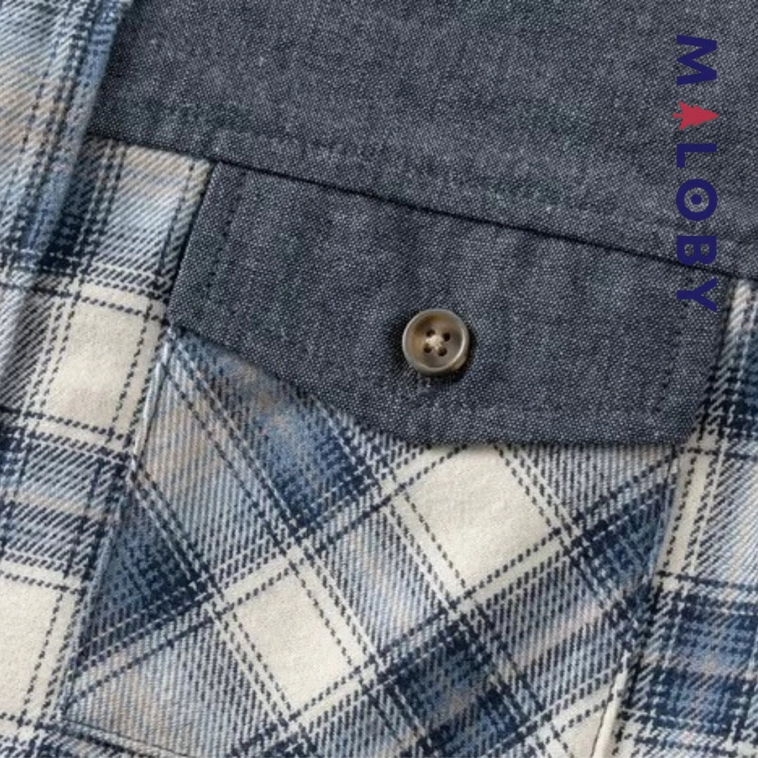 Chemise à carreaux bleu pour enfant garçon, idéale pour les occasions spéciales et les anniversaires.