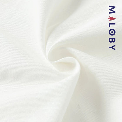 Chemise col claudine blanc pour fille, idéale pour les événements et les anniversaires.