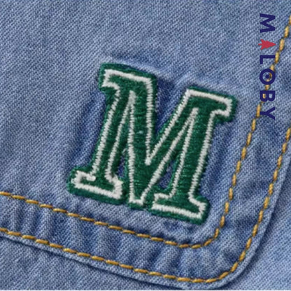 Chemise en jean enfant garçon de la marque MALOBY, idéale pour toutes les occasions