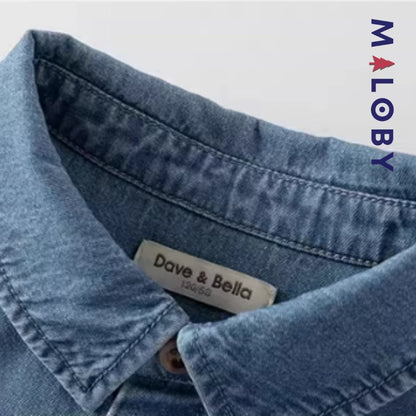 Chemise en jean motif Disney pour garçon, idéale pour les enfants