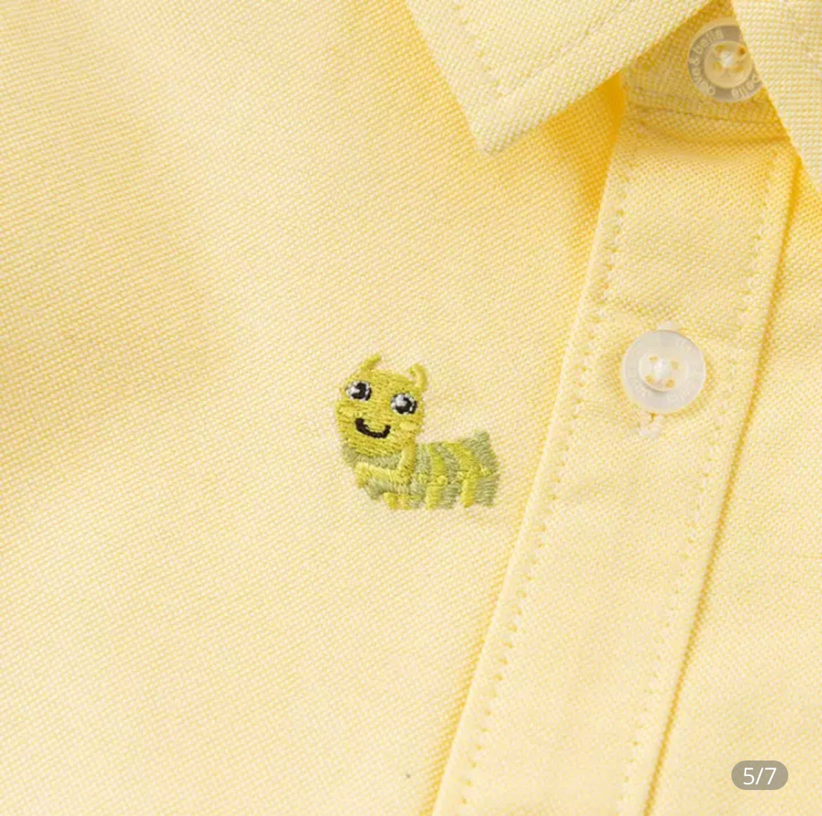 Chemise jaune à manches longues pour garçon, parfaite pour les occasions spéciales