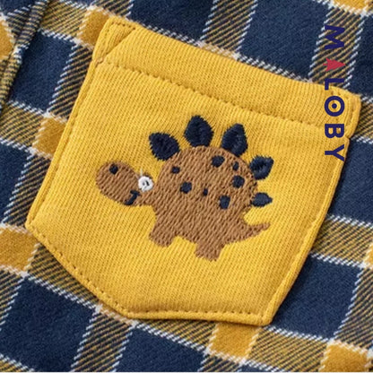 Chemise Manteau à Capuche doublé pour Enfant Garçon, style tendance et confortable pour les petits.