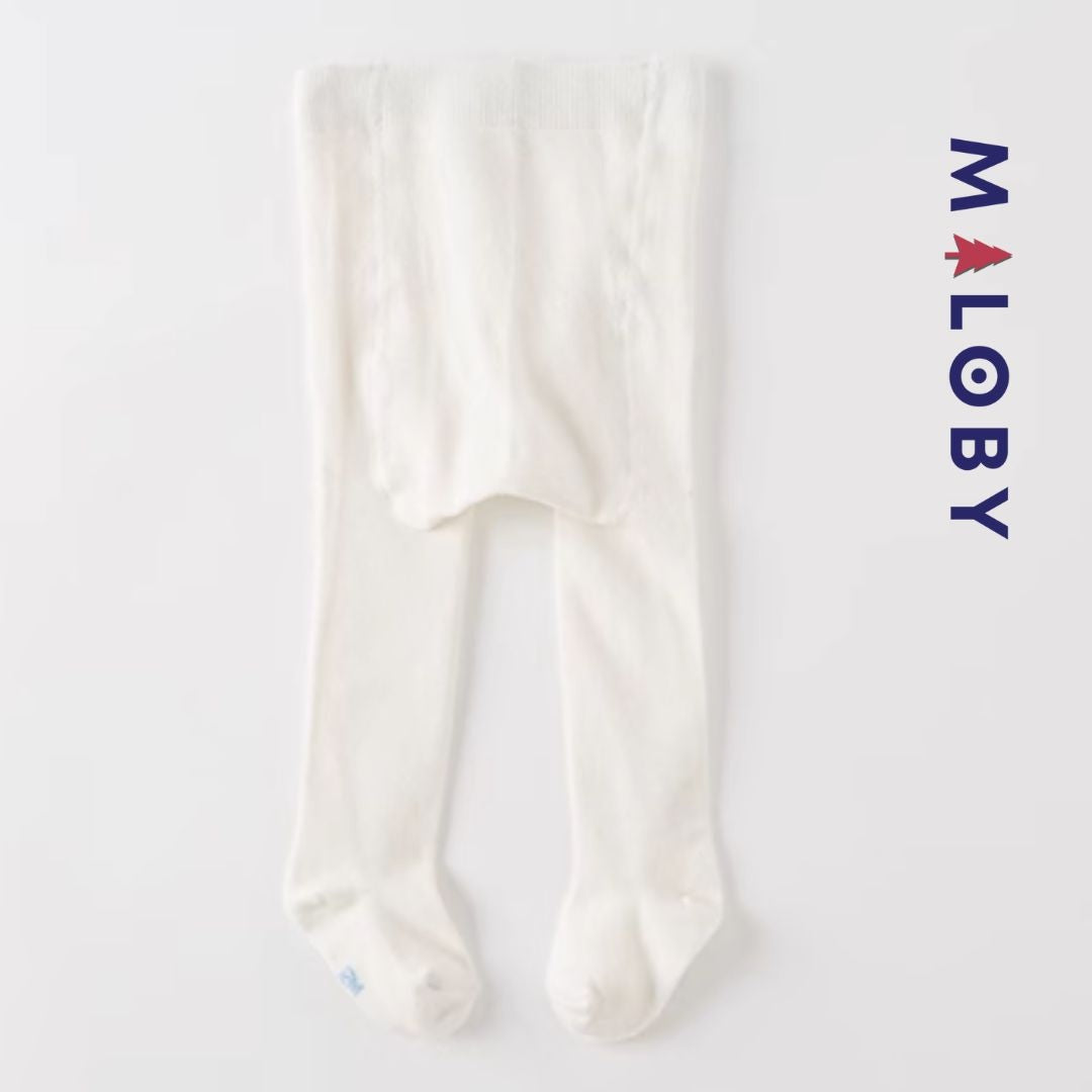 Collant épais à motif coeur pour fille, idéal pour les vêtements enfants au Maroc.