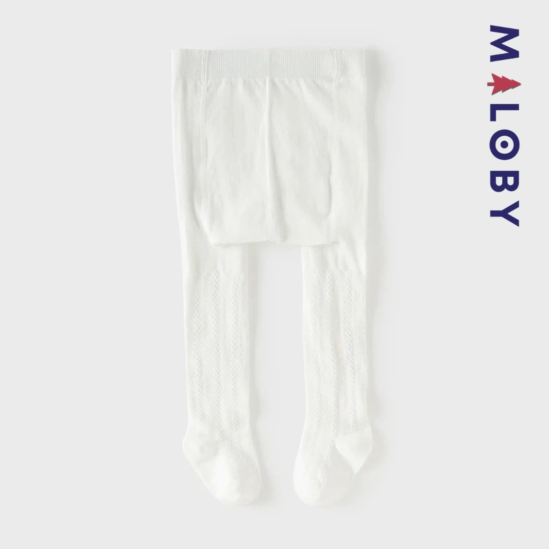 Collant épais motif nœud fantaisie pour fille, idéal pour les vêtements d'enfants au Maroc.