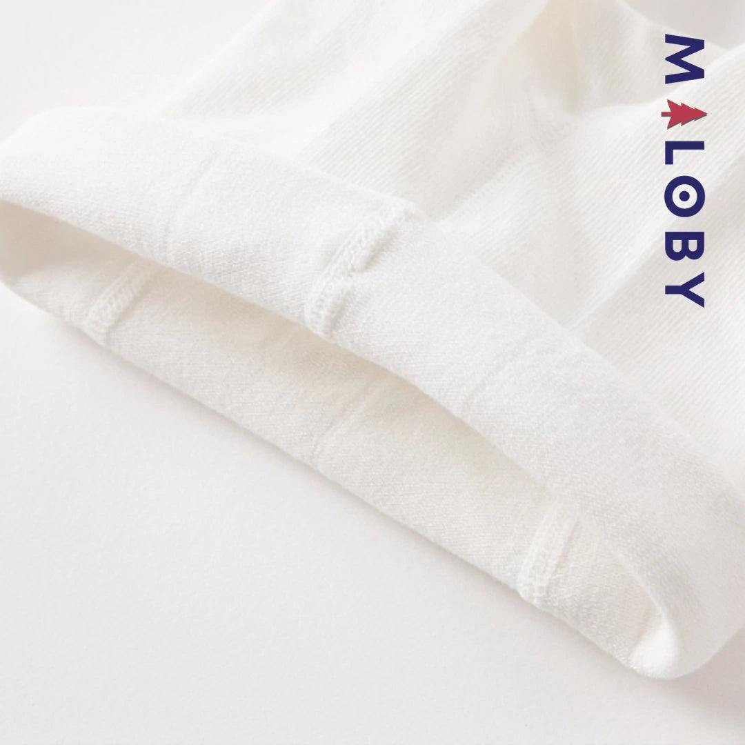 Collant épais motif papillon blanc pour fille, idéal pour les vêtements d'anniversaire enfant