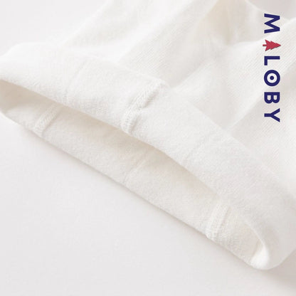 Collant épais motif papillon blanc pour fille, idéal pour les vêtements d'anniversaire enfant