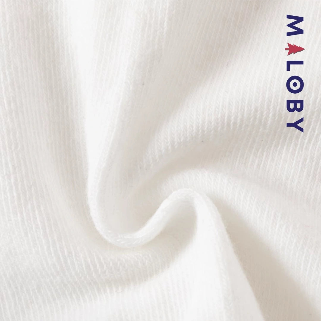 Collant épais motif papillon blanc pour fille, idéal pour les vêtements d'anniversaire enfant