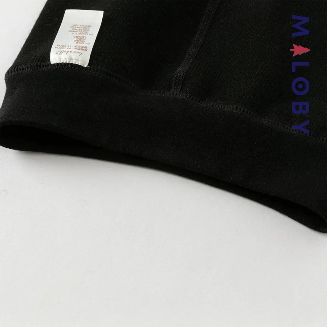 Collant épais beige et noir avec nœuds pour fille, parfait pour enfants et anniversaires.