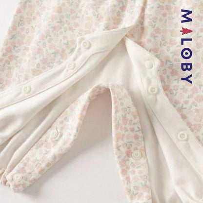 Combinaison antibactérienne 2 en 1 pour bébé fille en rose, parfaite pour les anniversaires et occasions spéciales.