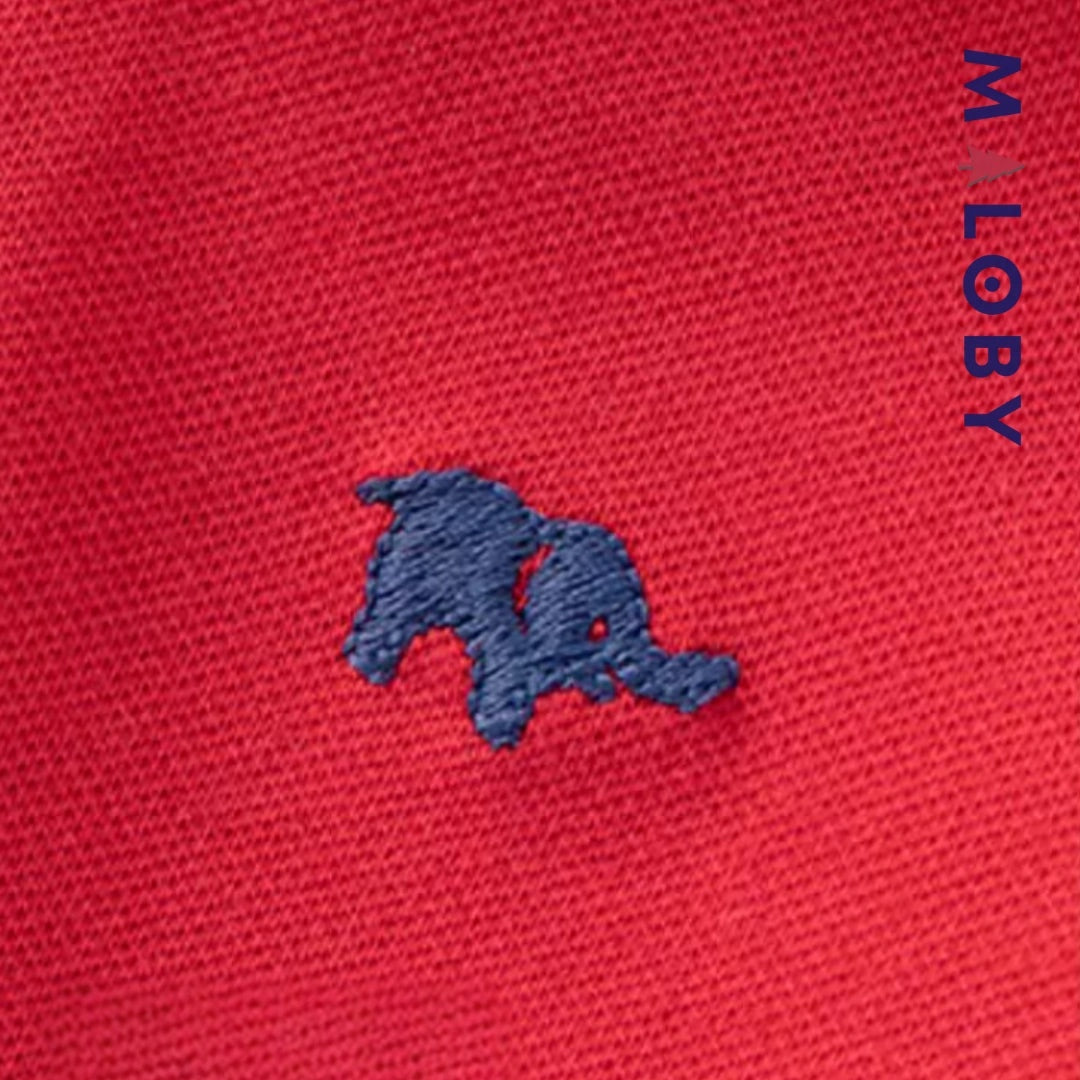 Combinaison bébé garçon rouge rayé, idéale pour anniversaires et événements spéciaux.