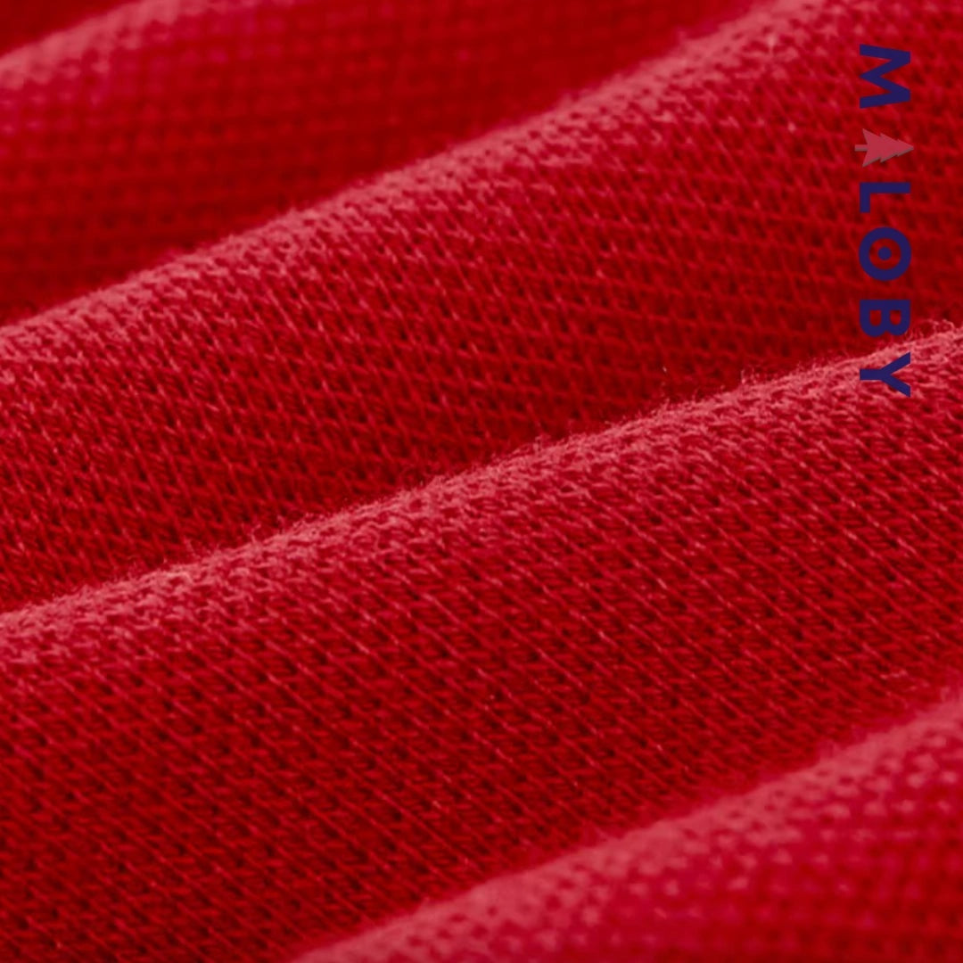 Combinaison bébé garçon rouge rayé, idéale pour anniversaires et événements spéciaux.