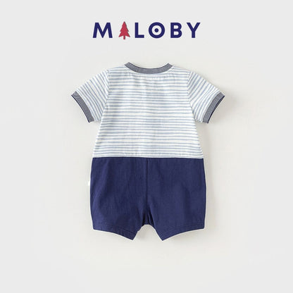 Combinaison cérémonie pour bébé garçon, parfaite pour toutes les occasions spéciales.