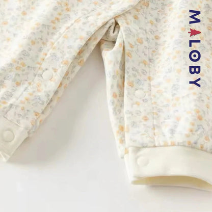 Combinaison fleurie pour bébé fille, idéale pour anniversaires et occasions spéciales