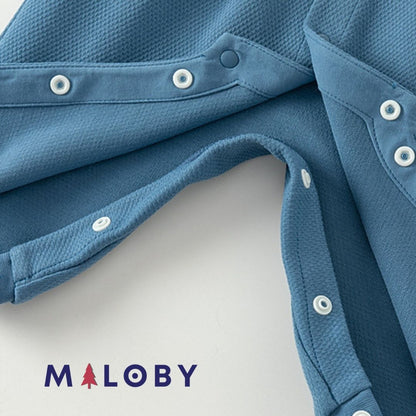 Combinaison habillée 2 en 1 pour bébé garçon, idéale pour anniversaires et occasions spéciales.