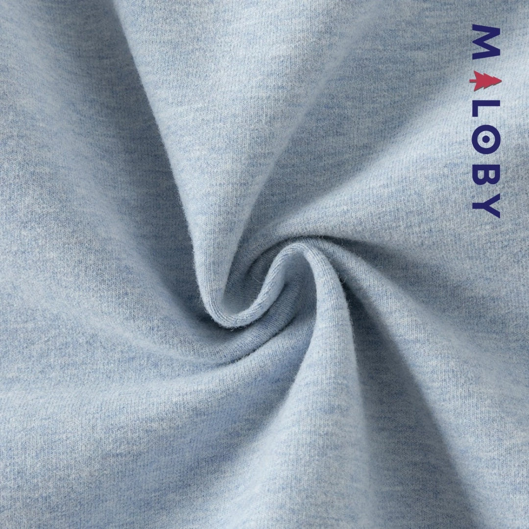 Combinaison habillée manches longues 2 en 1 bleu pour bébé garçon MALOBY