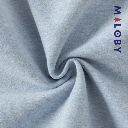 Combinaison habillée manches longues 2 en 1 bleu pour bébé garçon MALOBY