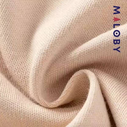 Combinaison longue beige à motif éléphant pour garçon, idéale pour les vêtements d'anniversaire des enfants.