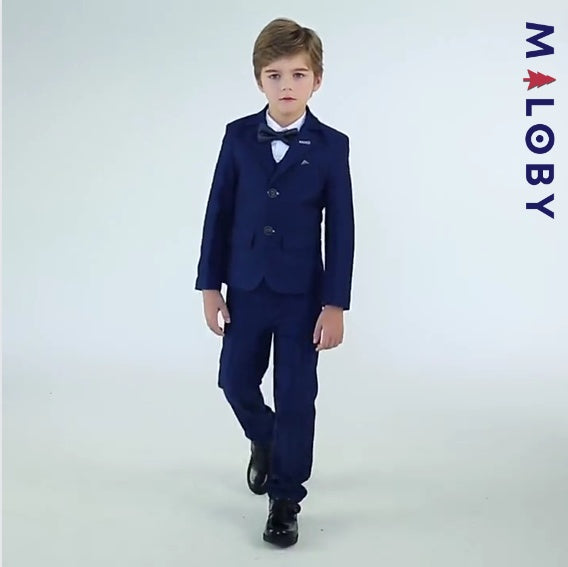 Costume bleu pour garçon MALOBY, idéal pour anniversaires et occasions spéciales.