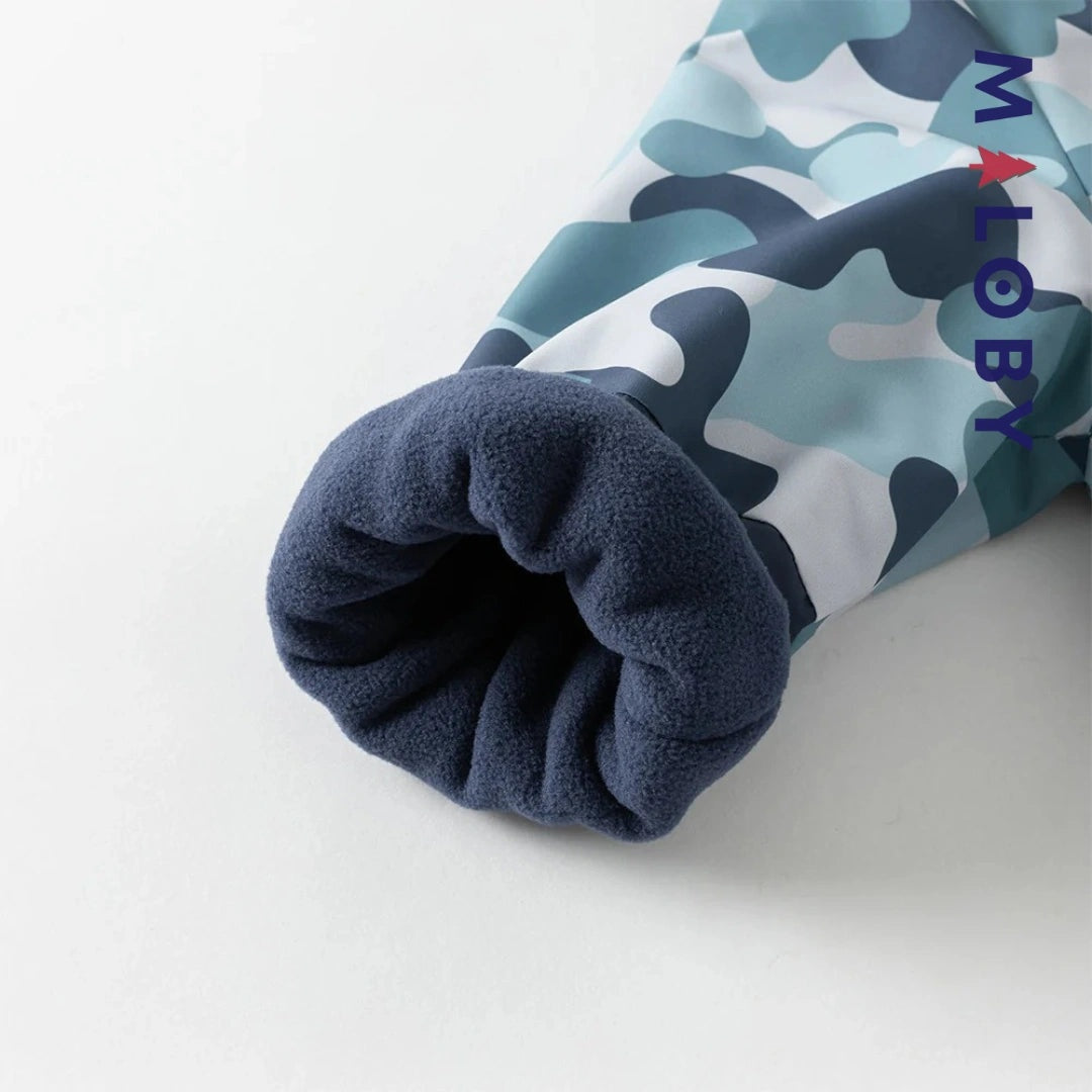 Coupe vent doublée et imperméable pour garçon, idéal pour les enfants au Maroc.